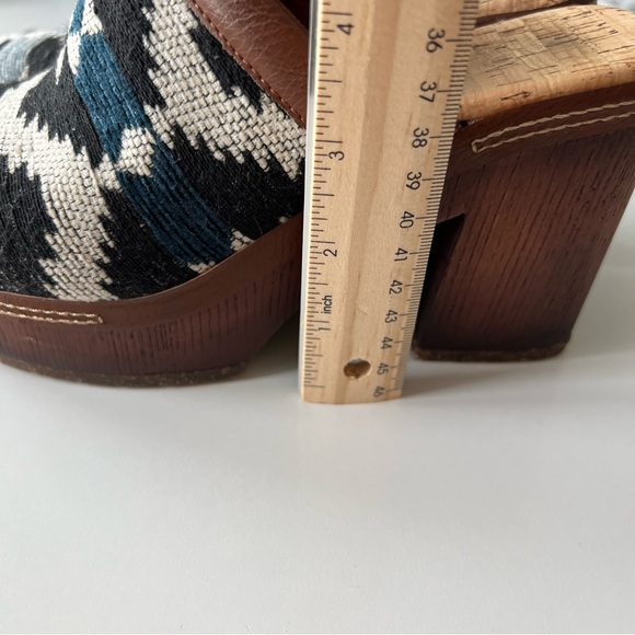 Kork-Ease Korks Lori Clog Mule Geometric Print Aztec Southwestern Boho size 7 - Picture 10 of 15